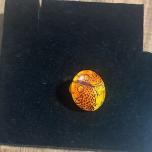 Vibrant Orange and Yellow Ring